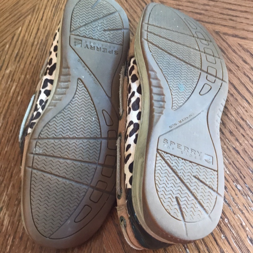 sperry Topsiders Animal Print Shoes 7.5 - Picture 6 of 6